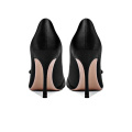 2019 High Heel Stiletto Women's Pumps Black Silk x19-c117C Satin Fabric Ladies women custom Shoes Heels For Lady